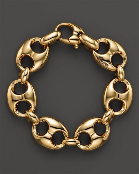 women's gold gucci bracelet|Gucci 18k gold bracelet.